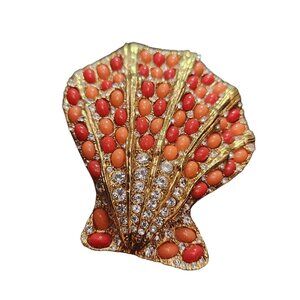 Vintage Signed KJL China Brooch (A4510)